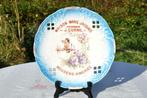 §  assiette publicitaire porcelaine a 16 trous petre baudour, Ophalen of Verzenden