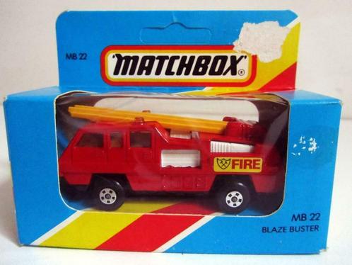 Blaze Buster 'FIRE' MB22 Matchbox Superfast (1981), Hobby en Vrije tijd, Modelauto's | Overige schalen, Zo goed als nieuw, Bus of Vrachtwagen