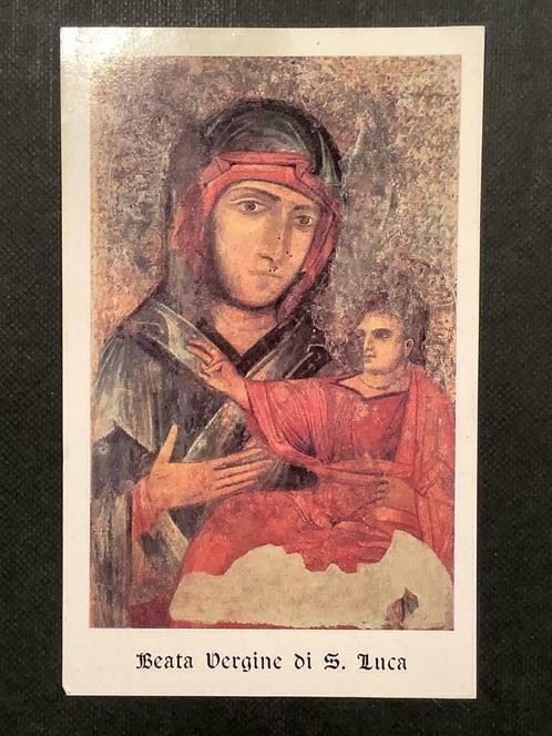 Heiligenprentje met Hymne voor O.L.V. Van S. LUCA, Italië, Verzamelen, Bidprentjes en Rouwkaarten, Bidprentje, Verzenden