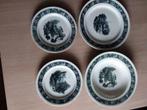 ASSIETTES "BOCH" ,2 de 25cm , 2 de 20cm., Antiek en Kunst, Ophalen