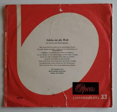2 LP's:Der Tenor in der Wiener Operette & Rossini-Ponchielli, Cd's en Dvd's, Vinyl | Klassiek, Opera of Operette, 10 inch, Ophalen of Verzenden