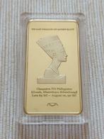 Cleopatra VII - Gold Plated/Vergulde Bar - Mint Condition, Verzenden