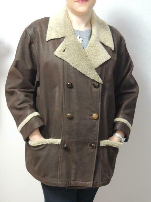 manteau en cuir Pelsland, Vêtements | Femmes, Vestes | Hiver, Porté, Brun, Enlèvement