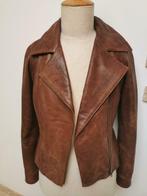 Très belle veste en cuir de chez Lamon - Nuytens, Comme neuf, Taille 36 (S), Brun, Lamon Nuytens