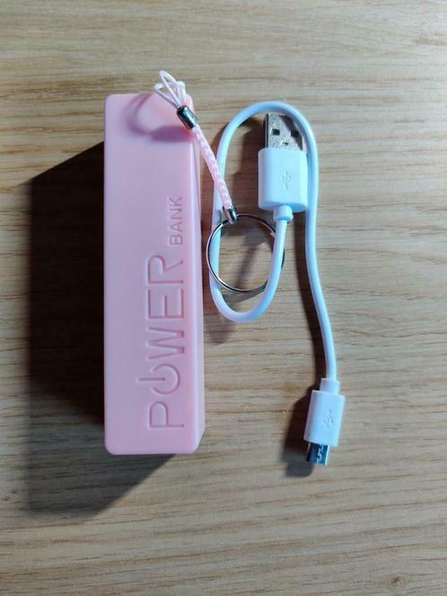 Batterie PowerBank 2600 mAh, Telecommunicatie, Mobiele telefoons | Batterijen en Accu's, Nieuw, Overige merken, Ophalen of Verzenden