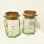 Vintage - Glazen Potjes, Ophalen of Verzenden
