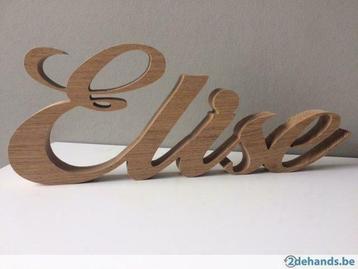 SID Deco houten namen/ ideaal cadeau of doopsuiker item, Enlèvement ou Envoi, Neuf