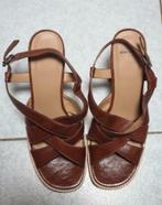 Bronx sandalen maat 41, marron, cognac bruin., Comme neuf, ANDERE, Brun, Enlèvement ou Envoi