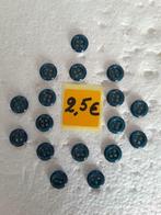 partij van 16 knopen 14 mm petrolblauw 4 gaats B16144, Hobby en Vrije tijd, Naaien en Fournituren, Ophalen of Verzenden, Nieuw