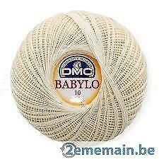 DMC Babylo katoen n°10 Ecru 50 gr 267 m, Hobby en Vrije tijd, Breien en Haken, Nieuw, Haken, Ophalen of Verzenden