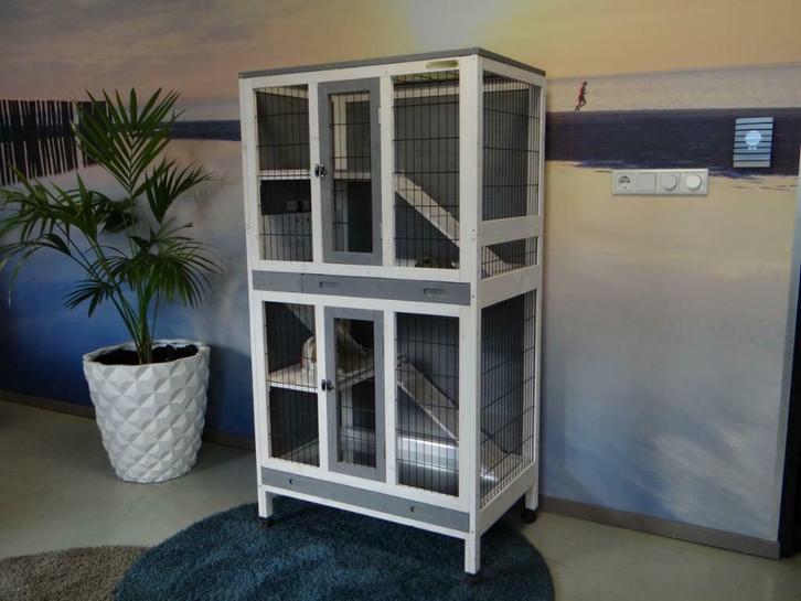 Clapier double clapier elevage furet lapin chinchilla NEUF, Dieren en Toebehoren, Knaagdieren en Konijnen | Toebehoren, Nieuw