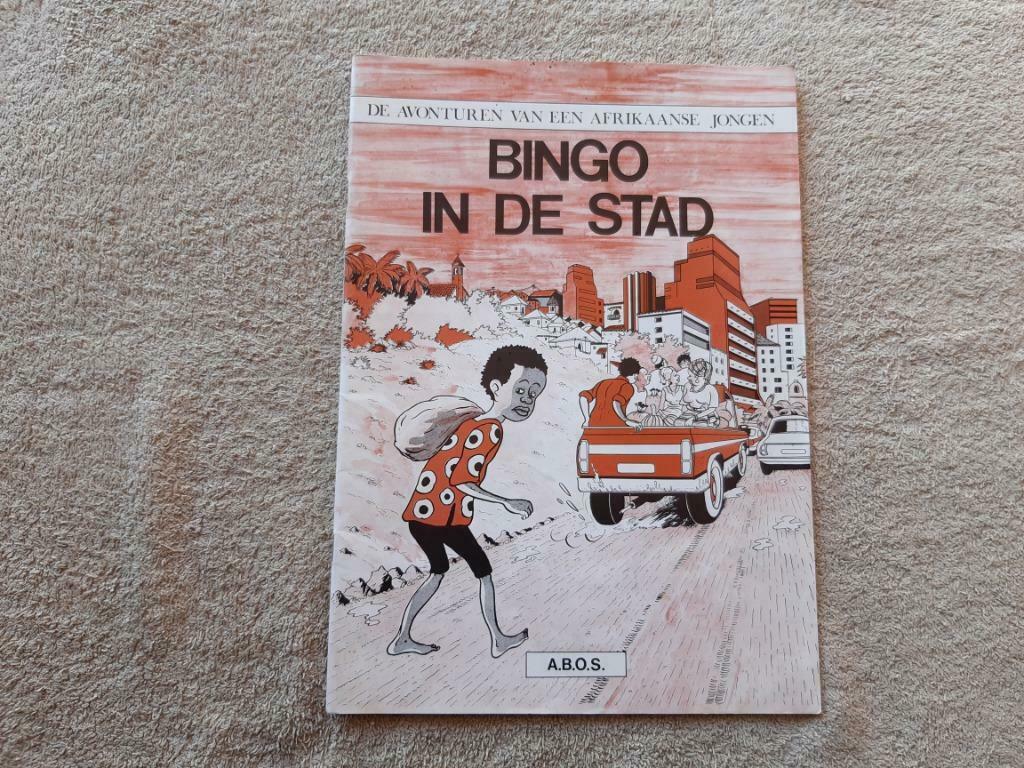 Bingo in de stad., Boeken, Eén stripboek, Ophalen of Verzenden, Gelezen