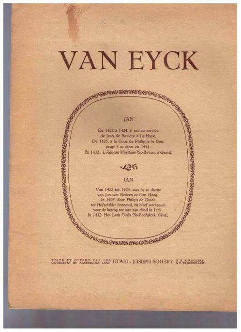 J. VAN EYCK - 2 reproductions Soubry, Livres, Journaux & Revues, Utilisé, Envoi