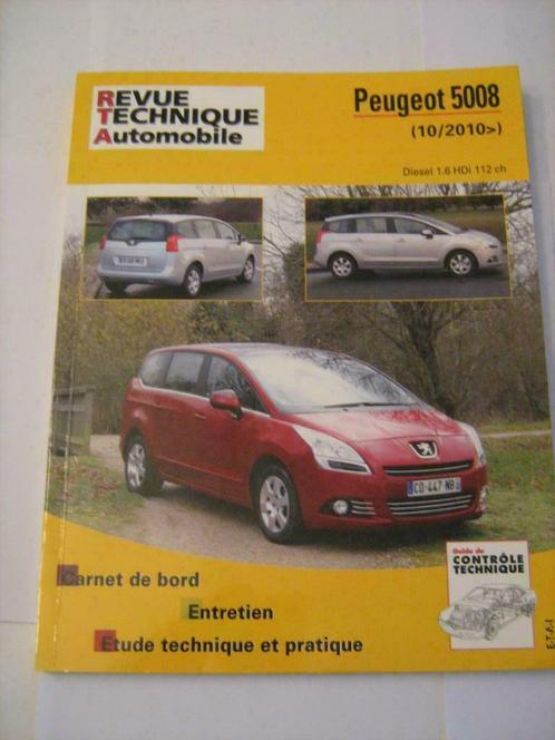 REVUE  TECHNIQUE - PEUGEOT 5008 (VANAF/2010 ) in het FRANS, Livres, Autos | Livres, Comme neuf, Peugeot, Enlèvement ou Envoi