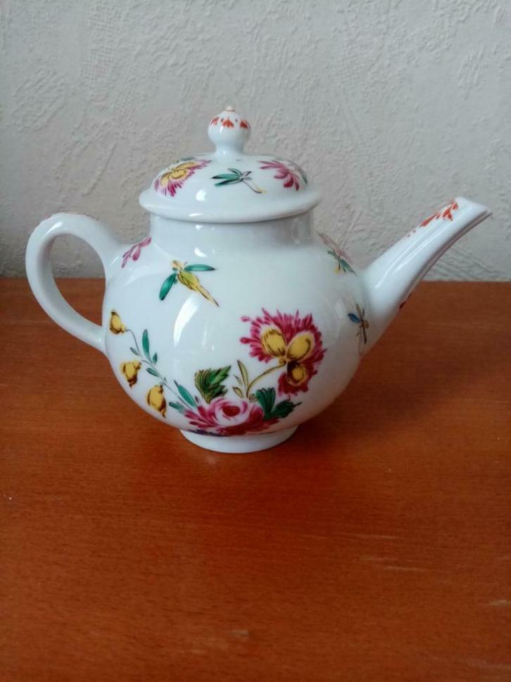 Franklin Mint 80s Engelse porseleinen theepot, Antiek en Kunst, Antiek | Porselein, Ophalen of Verzenden