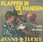 Janny & Lucky – Klappen in de handen / Lucky de clown - Sing, CD & DVD, 7 pouces, En néerlandais, Enlèvement ou Envoi, Single