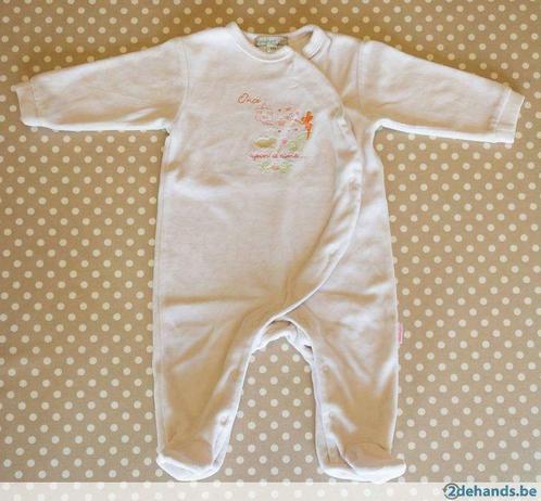 Licht roze fluwelen pyjama Premaman, maat 6M, Kinderen en Baby's, Babykleding | Maat 68, Gebruikt, Meisje, Nacht- of Onderkleding