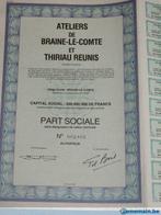 Action Ateliers de Braine-le-Comte et Thiriau Réunis., Enlèvement ou Envoi