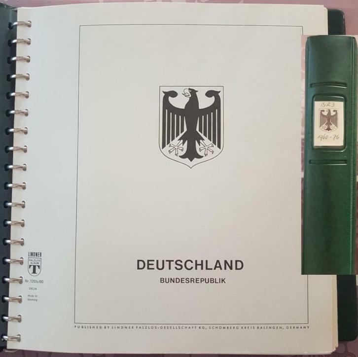 Classeur Timbres Allemagne BRD 1960-1976 LINDNER 120b (vide), Timbres & Monnaies, Timbres | Europe | Allemagne, RFA, Enlèvement ou Envoi