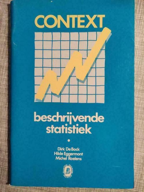 Beschrijvende statistiek, Context, Boeken, Studieboeken en Cursussen, Gelezen, Ophalen of Verzenden