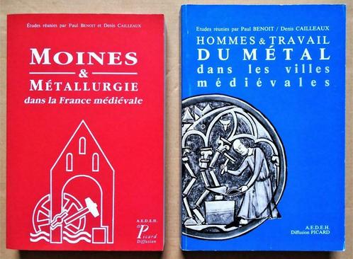 2 éditions sur la Métallurgie des cités médiévales -1988/91, Livres, Histoire mondiale, Comme neuf, Europe, 15e et 16e siècles