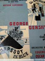 Zeldzaam!Georges gershwin Columbia / Rhapsody in blauwe perf, Cd's en Dvd's, Overige formaten, Ancien disque comédie musicale