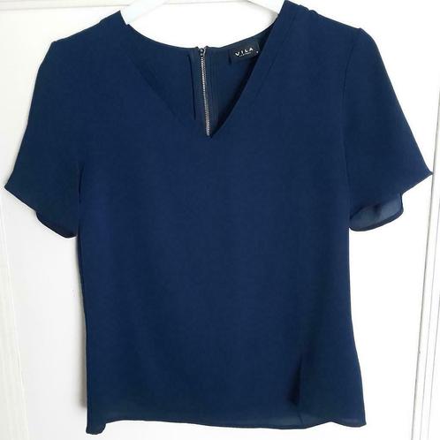 T- shirt blouse bleu Vila T.S, Vêtements | Femmes, T-shirts, Comme neuf, Bleu, Enlèvement ou Envoi