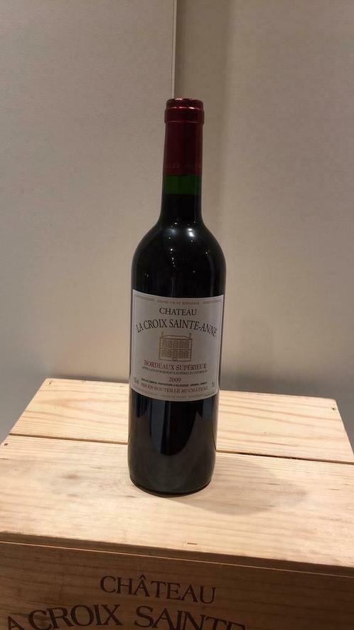 Bordeaux supérieur 2009/Gironde.         5 flessen in kistje, Verzamelen, Wijnen, Nieuw, Rode wijn, Frankrijk, Ophalen