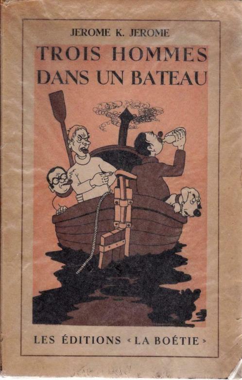 Trois hommes dans un bateau (J.K.JEROME) ill. par DRATZ, Livres, Romans, Utilisé, Belgique, Enlèvement ou Envoi