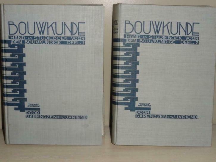 Arendzen & Vriend : Bouwkunde - 2 delen compleet - 1930, Boeken, Techniek, Gelezen, Bouwkunde, Ophalen of Verzenden