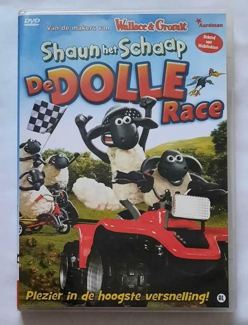 Shaun het Schaap: De Dolle Race comme neuf, Cd's en Dvd's, Dvd's | Tekenfilms en Animatie, Zo goed als nieuw, Tekenfilm, Alle leeftijden