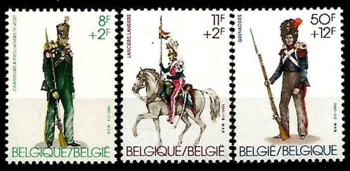België 1983 "Militaire uniformen" OBP 2108/10**, Postzegels en Munten, Postzegels | Europa | België, Postfris, Orginele gom, Overig