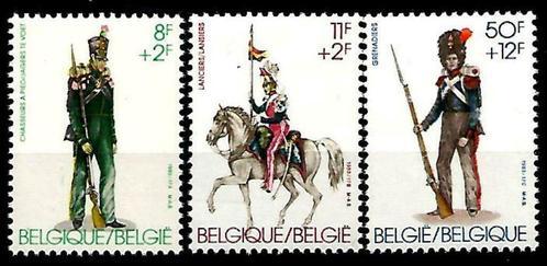 België 1983 "Militaire uniformen" OBP 2108/10**, Timbres & Monnaies, Timbres | Europe | Belgique, Non oblitéré, Gomme originale