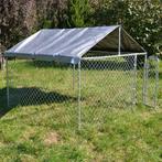 Chenil 5,30m² + toiture chenil galvanisé enclos chien chenil, Envoi, Neuf