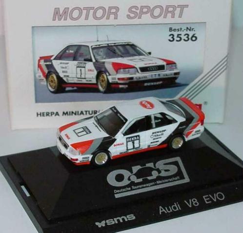 1:87 Herpa 3536 Audi V8 Evolution DTM 1991 #1 Stuck, Collections, Marques automobiles, Motos & Formules 1, Comme neuf, Voitures