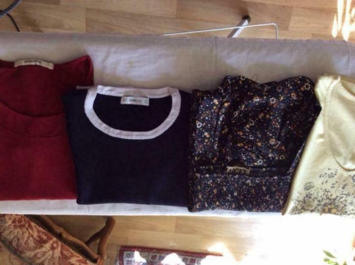 lot van 4 TSHIRT DAMES maat M, Kleding | Dames, Overige Dameskleding, Gedragen, Ophalen of Verzenden