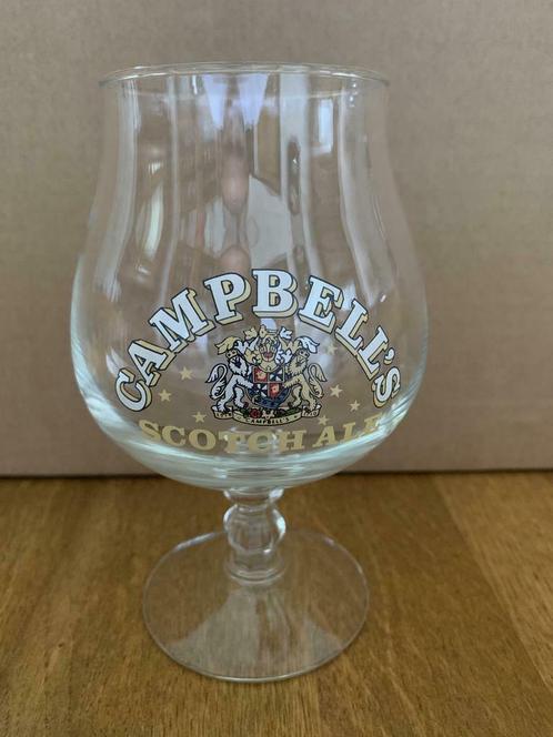 Verre bière spéciale : CAMPBELL'S. Scotch. ALE, Collections, Marques de bière, Comme neuf, Verre ou Verres, Autres marques, Enlèvement ou Envoi