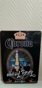 Metalen reclamebord Corona bier, Verzenden, Nieuw, Reclamebord