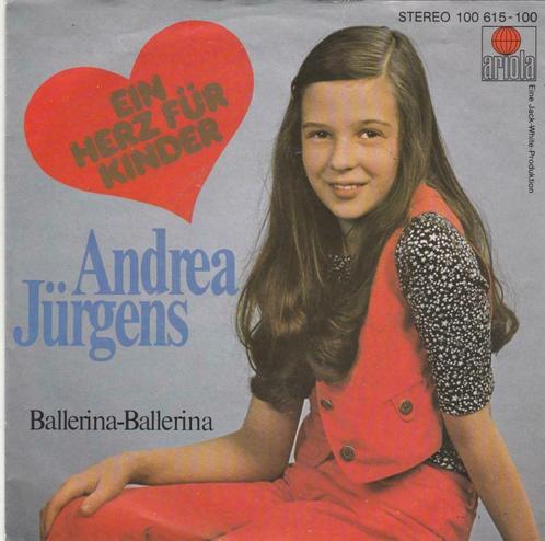 45T: Andrea Jürgens: Ein Herz für KInder, Cd's en Dvd's, Vinyl | Overige Vinyl, Overige formaten, Ophalen of Verzenden