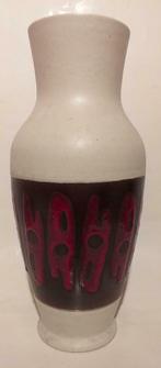 Vase fat lava vintage rouge et blanc, Dumler & Breiden, Antiquités & Art, Enlèvement ou Envoi