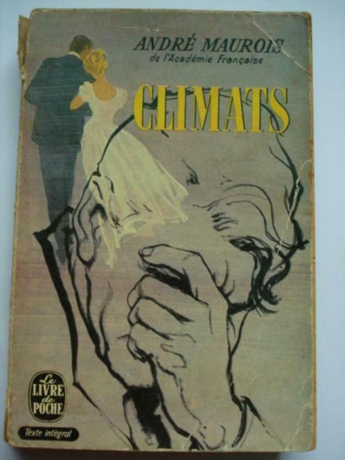 3. André Maurois Climats Le livre de poche 1958, Livres, Littérature, Utilisé, Europe autre, Envoi