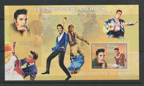 D.R. Congo 2006 ongetand  souveniervel Elvis Presley **, Postzegels en Munten, Postzegels | Thematische zegels, Postfris, Overige thema's