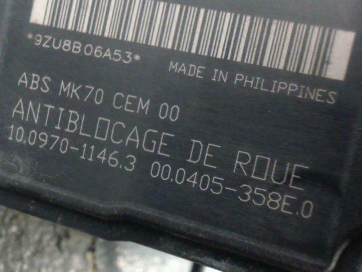 bloc abs  peugeot  207  9663945580, Autos : Pièces & Accessoires, Freins & Transmission, Peugeot, Utilisé, Enlèvement ou Envoi