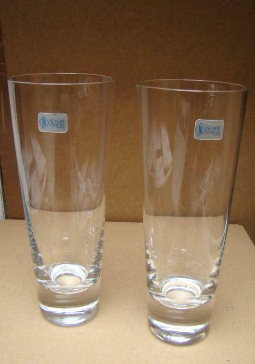 2x glas / longdrinkglas Schott Zwiesel  = NIEUW  - 2 glazen, Maison & Meubles, Cuisine | Vaisselle, Neuf, Verre ou Verres, Uni