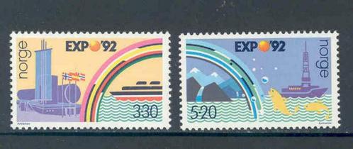 Noorwegen  1992 "Expo '92' Wordl Expo Sevilla  **, Postzegels en Munten, Postzegels | Europa | Scandinavië, Postfris, Noorwegen