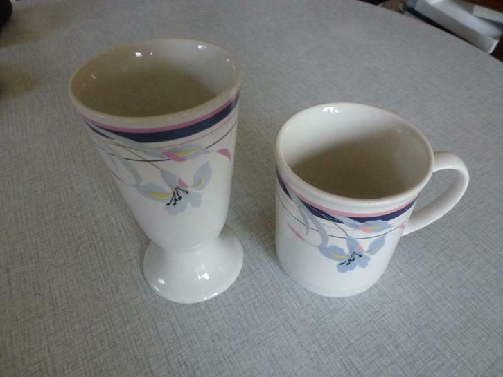 tasse et bol cidre, Huis en Inrichting, Keuken | Servies, Gebruikt, Ophalen of Verzenden