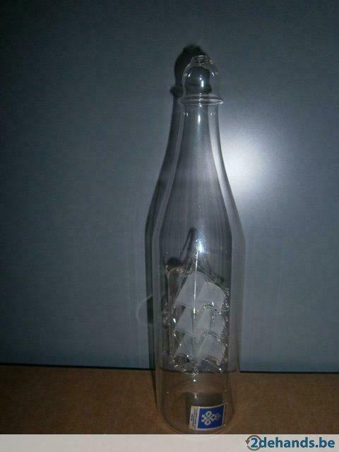 Mayflower Glass glazen schip in een fles, Collections, Verres & Petits Verres, Neuf, Enlèvement