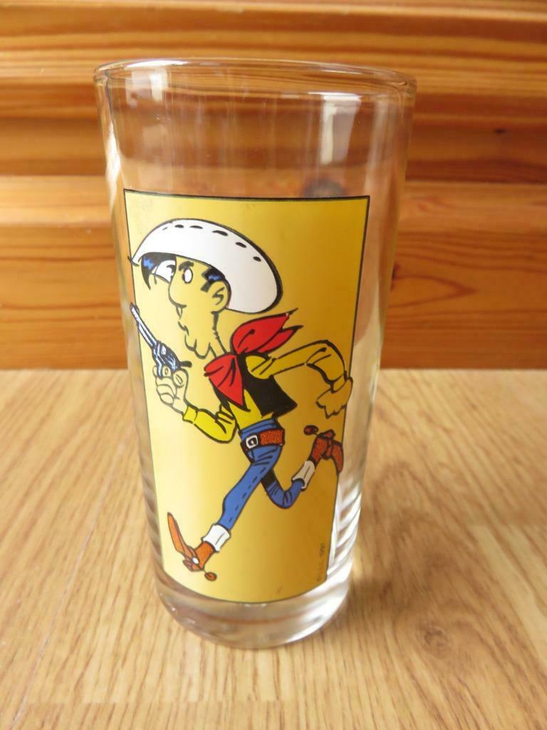 superbe verre Lucky Luke de collection, Verzamelen, Glas en Drinkglazen, Ophalen of Verzenden, Gebruikt, Frisdrankglas