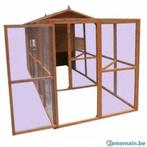 Poulailler XXL avec grand parc enclos poule abri poule coq, Envoi, Neuf, Poulailler