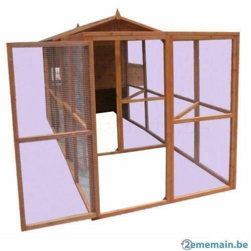 Poulailler XXL avec grand parc enclos poule abri poule coq, Animaux & Accessoires, Volatiles | Accessoires, Neuf, Poulailler, Envoi